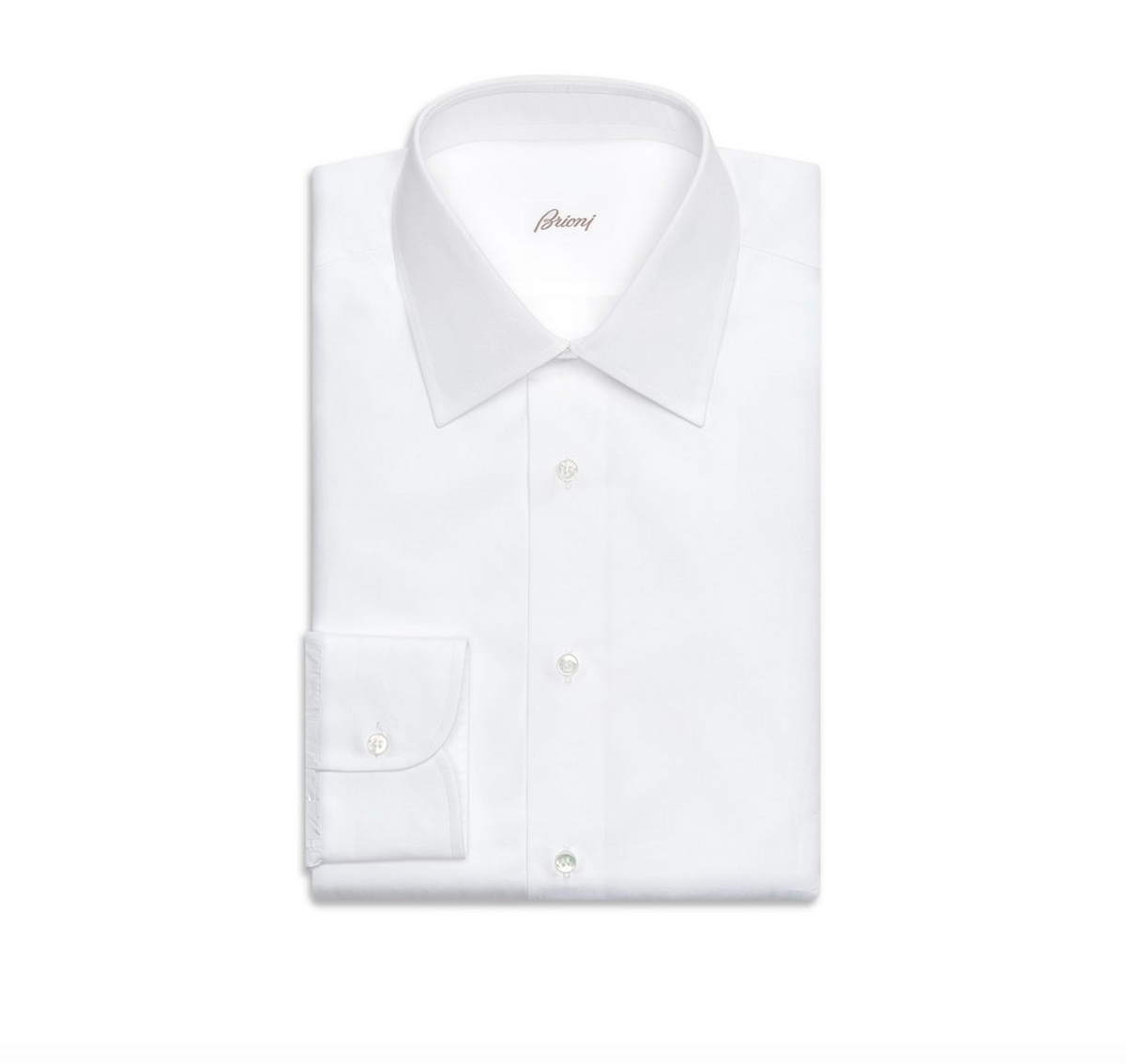 ESSENTIAL WHITE FORMAL SHIRT by BRIONI Gene Hiller Menswear