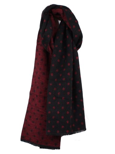 Brushed Silk Dots Scarf