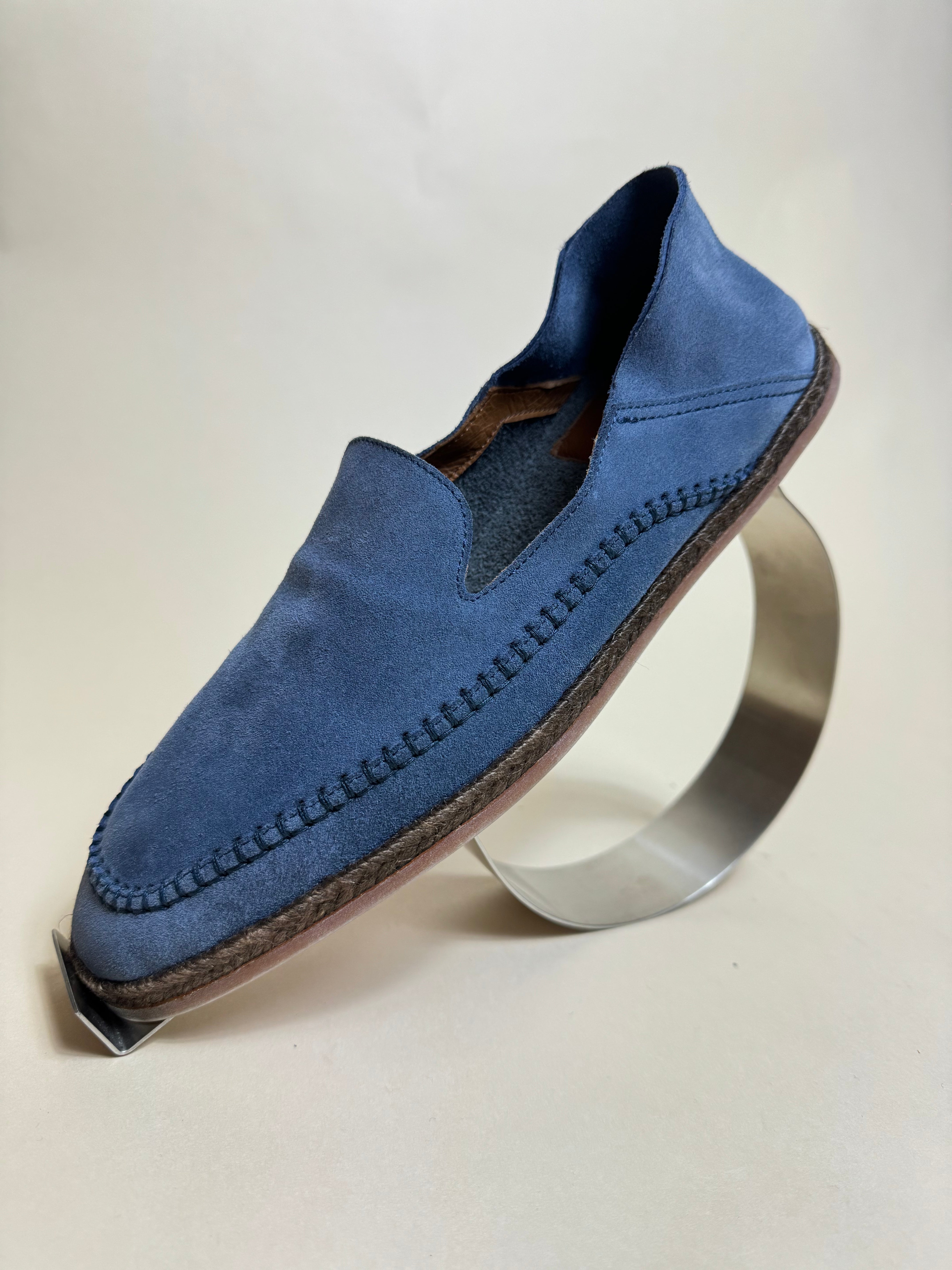 Nick Suede - Steel Blue | Gene Hiller Menswear display picture 1