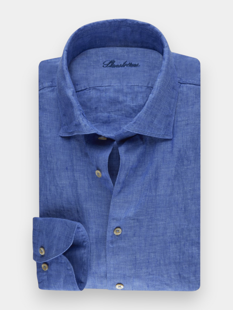 Linen Sport Shirt - Blue