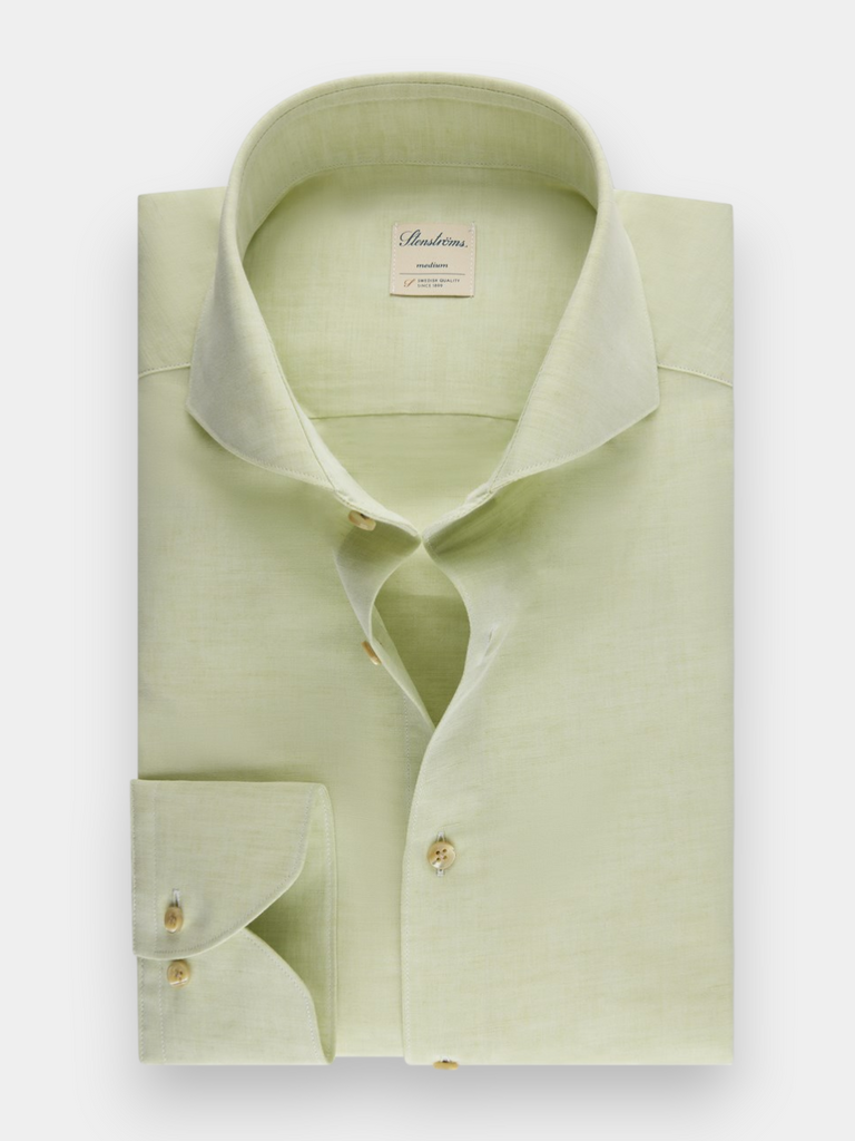 Linen Sport Shirt - Light Green