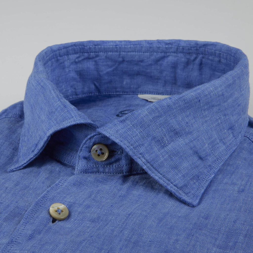 Linen Sport Shirt - Blue