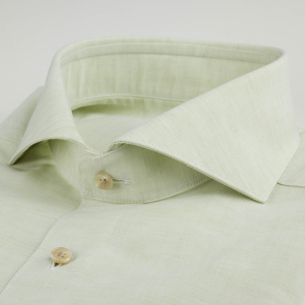 Linen Sport Shirt - Light Green