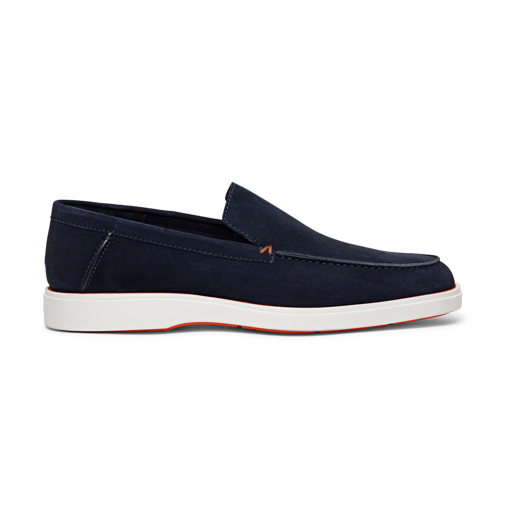 Drain Loafer - Navy Suede