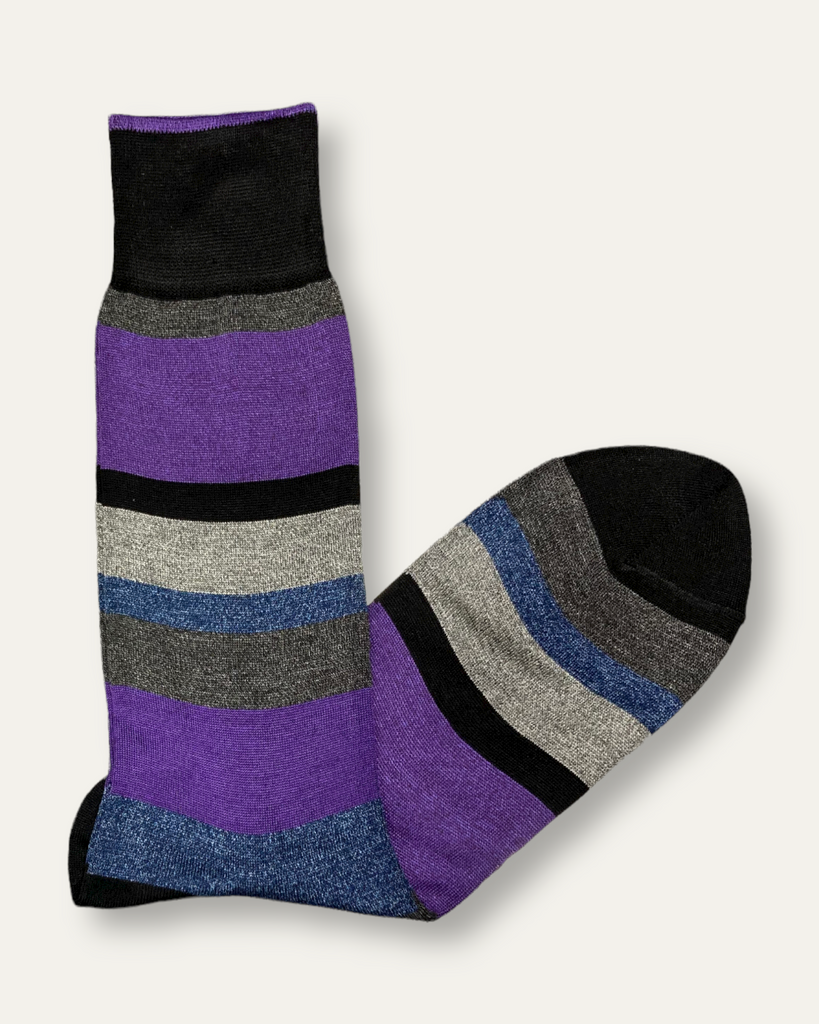 Block Stripe Socks