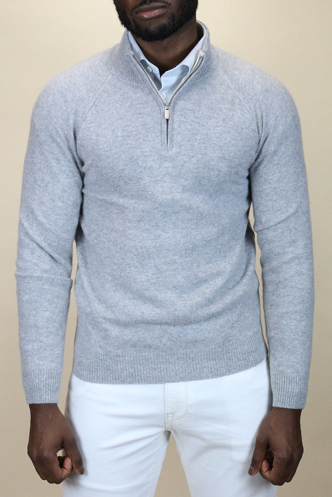 Light Grey Cashmere Sweater