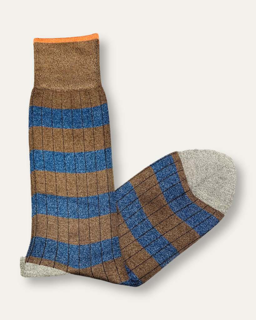 Ribbed Stripe Socks