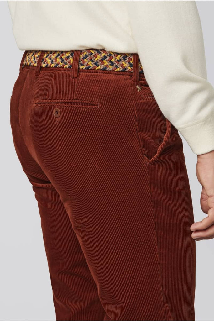 Rich Berry Corduroy Trousers - Roderick Charles